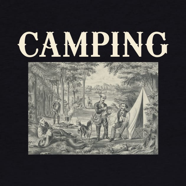 Camping Old School by teepossible